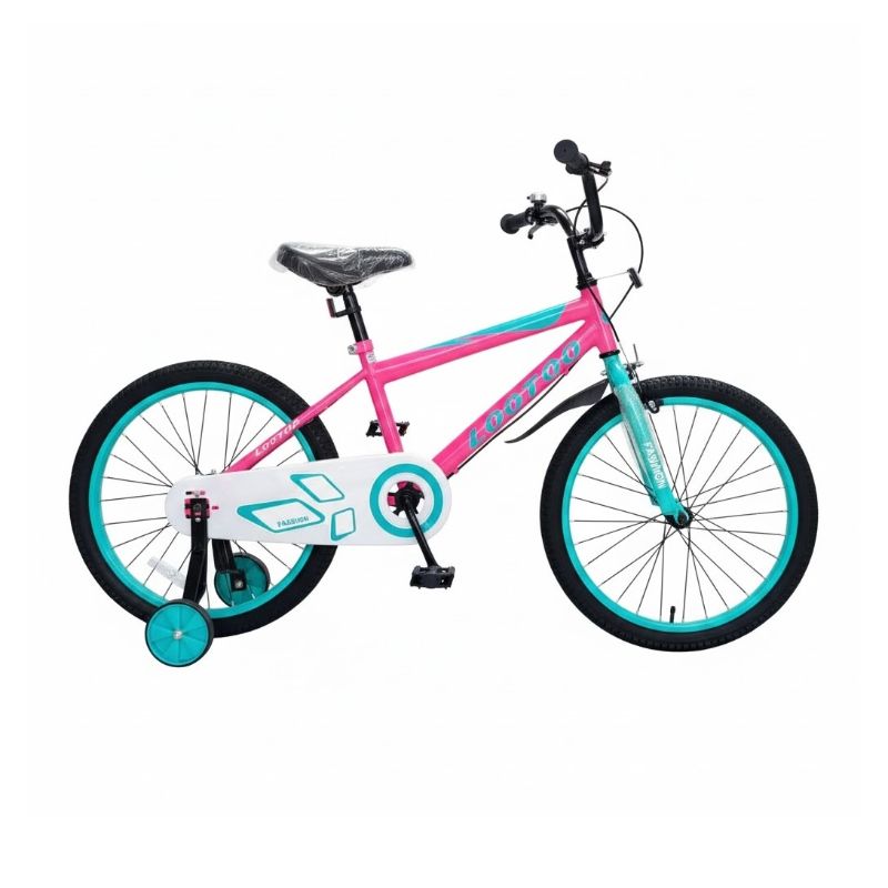 Bicicleta 20 Lootoo Rosada Y Verde