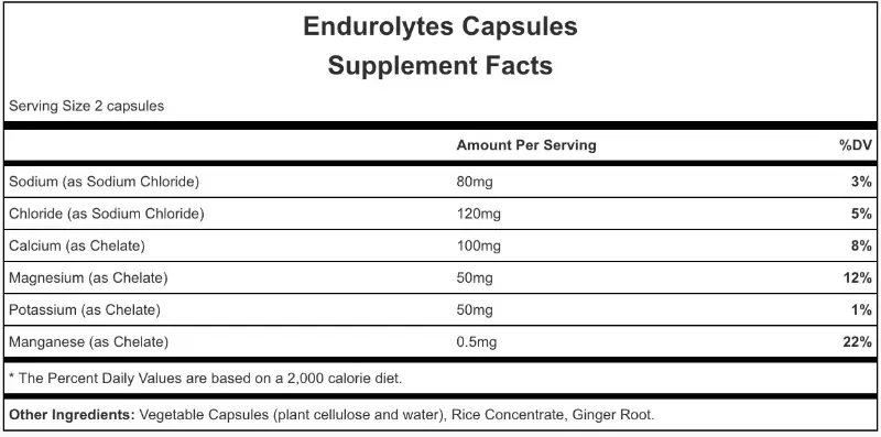 Endurolytes 120 Caps