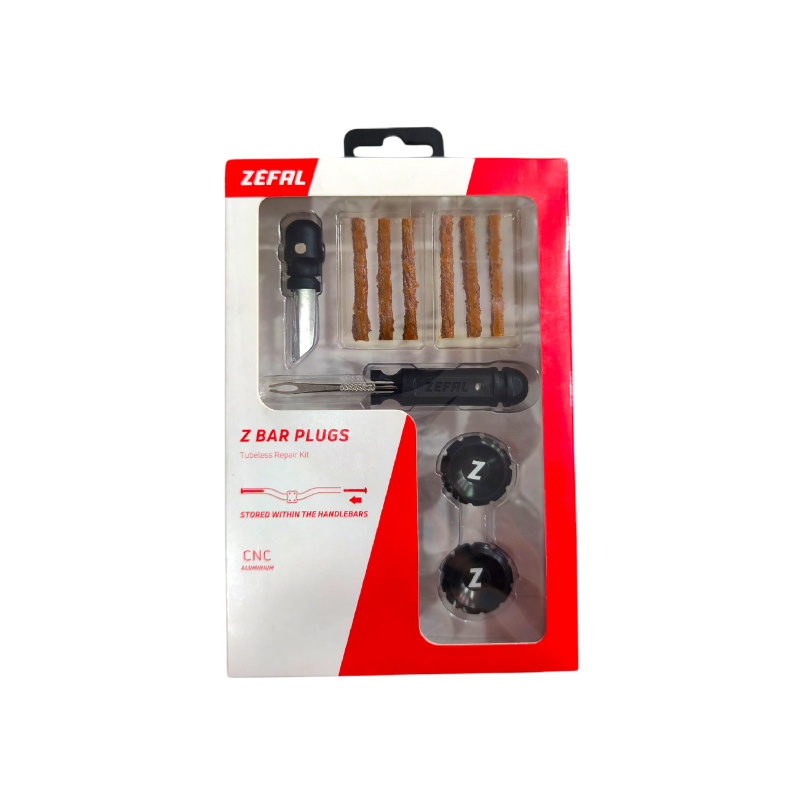 Kit Reparacion Tubeless Zefal Z Bar Plugs Mechas + Herramientas