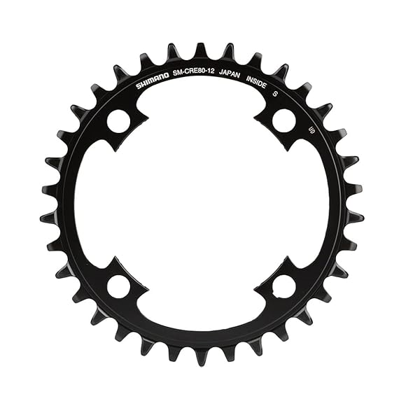 Mono Plato 34T Shimano SM-CRE80 E-Bike 1v x 12v 104 BCD