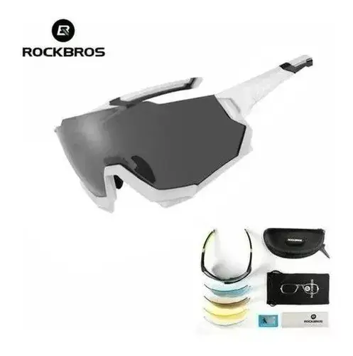 Lentes Rockbros 5 Cristales Blanco