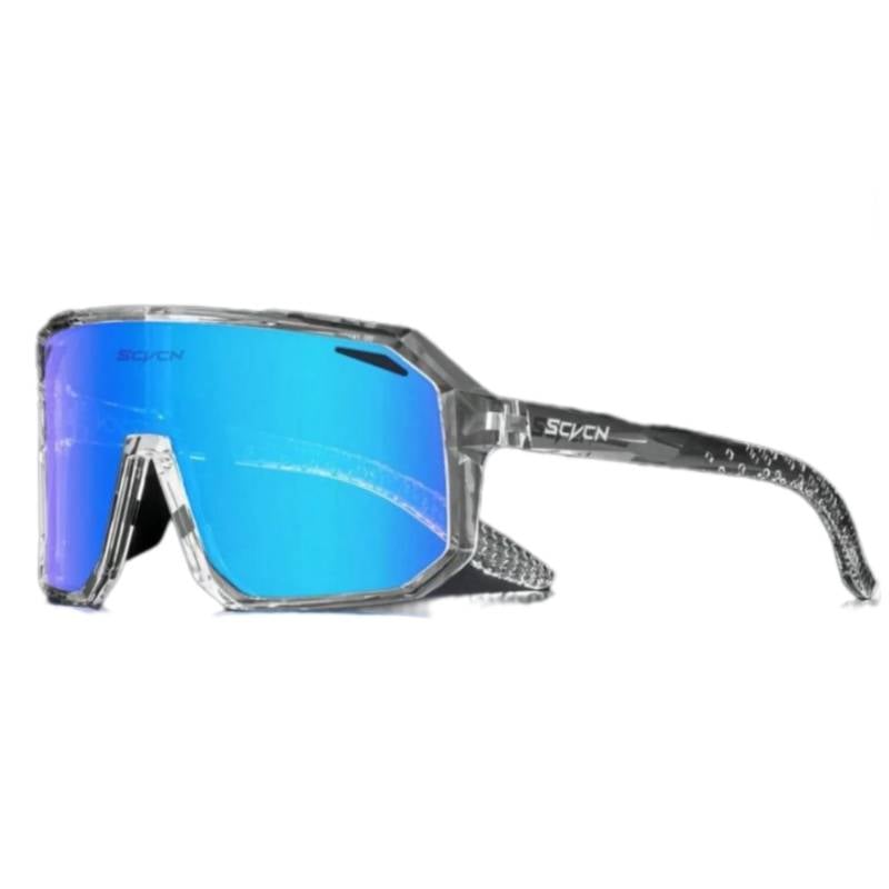 Lentes Scvcn Traslucidos Cristal Azul Oscuro