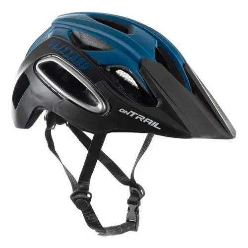 Casco Ontrail Blizzard Azul/Negro Con Luz Trasera