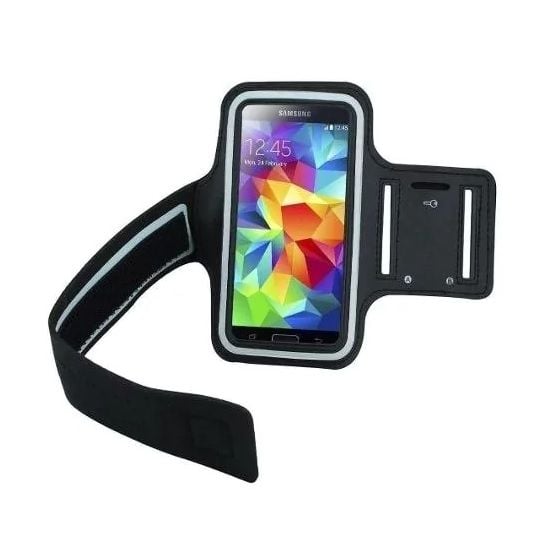 Correa Porta Celular Para Trotar Negro