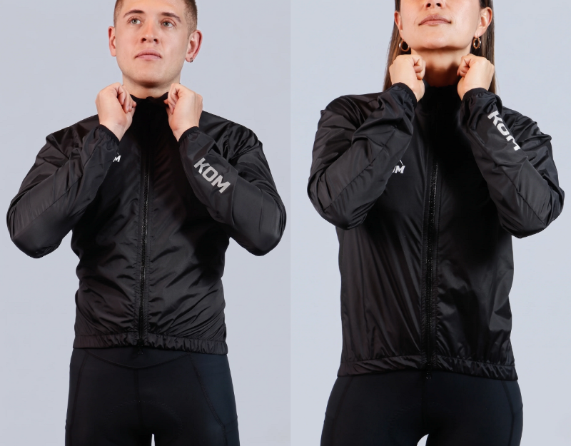Chaqueta KOM Cortaviento La Vuelta Negro