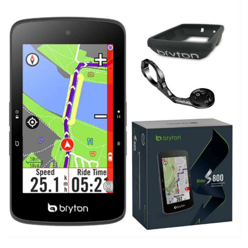 Ciclo Computador Bryton Rider S800 E + Base Frontal + Case Silicone