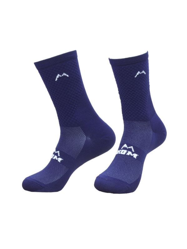 Medias Kom Fantasy Pro Ciclismo Running Azul Oscuro