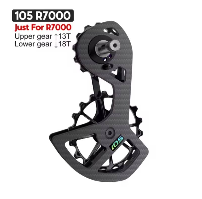 Pata L-Twoo Modelo Shimano R7000 Fibra de Carbono Con Roldana Ceramica