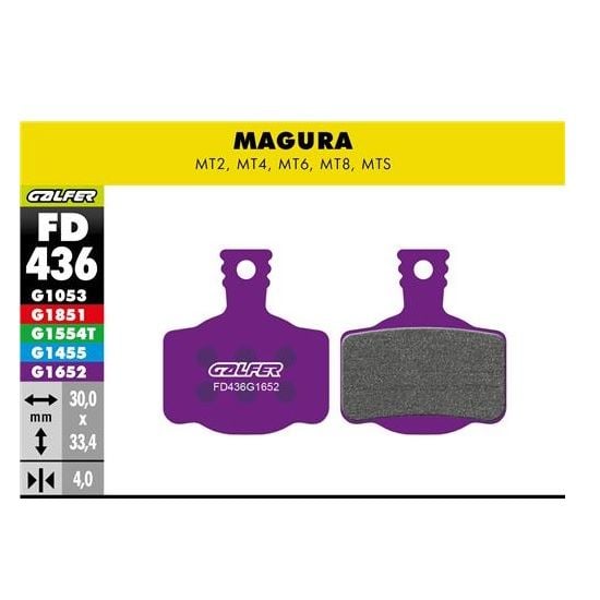 Pastilla Galfer FD436 Magura MT2-MT4-MT6-MT8 E-Bike