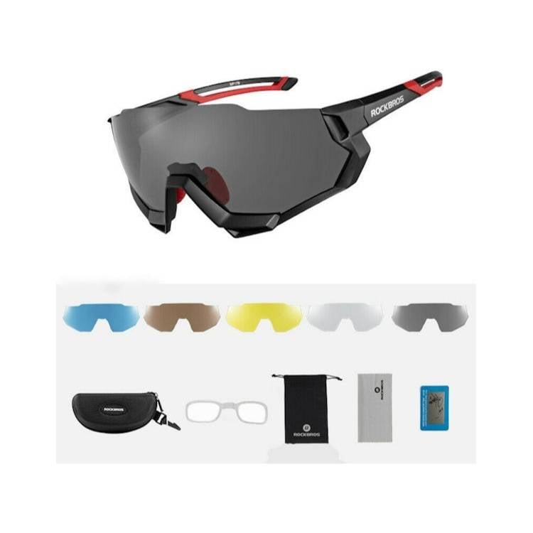 Lentes Rockbros 5 Cristales Negro