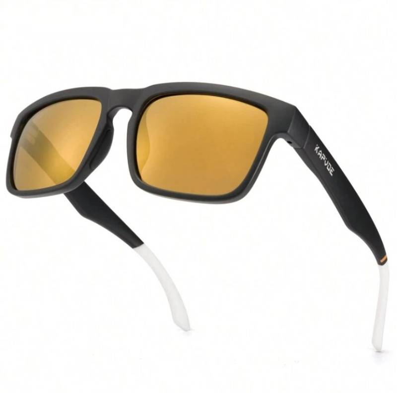 Lentes Kapvoe Negro Cristal Amarillo