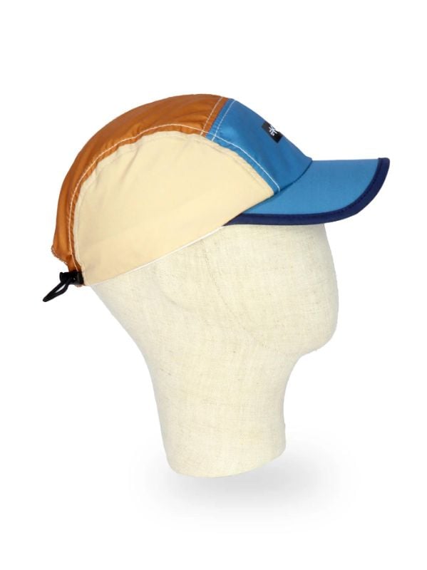 Gorra Kom Azul Marron Beige