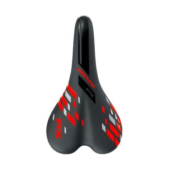 Asiento Venzo XC PX 265 x 150 mm 328g Riel Acero Rojo