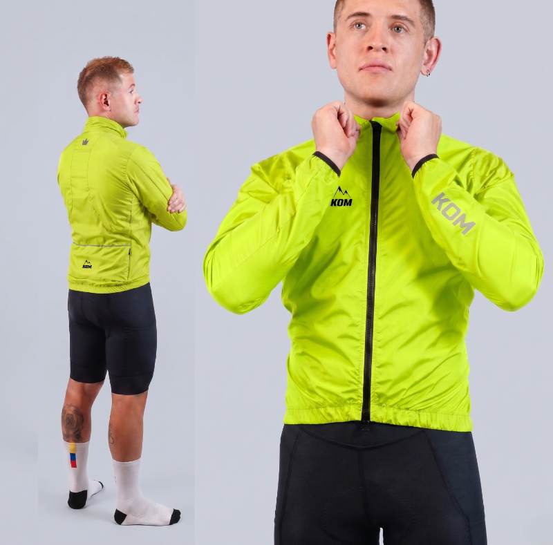 Chaqueta KOM Cortaviento La Vuelta Amarillo