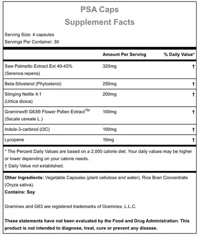 Hammer PSA Caps Prostate Specific Advantage 120 Caps