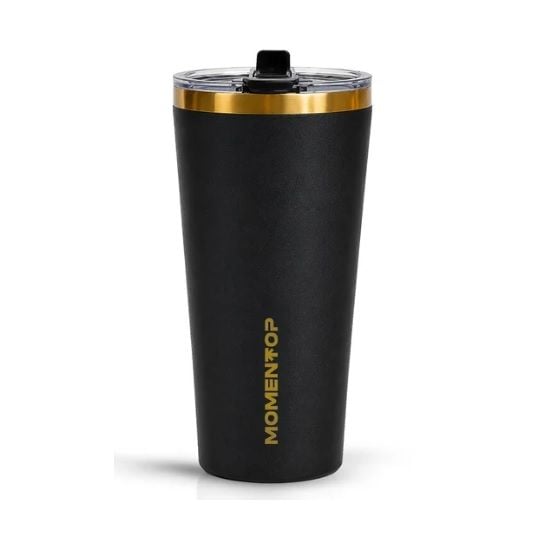 Termo Momentop Elite Tumbler Luxury Black 25oz 739ml