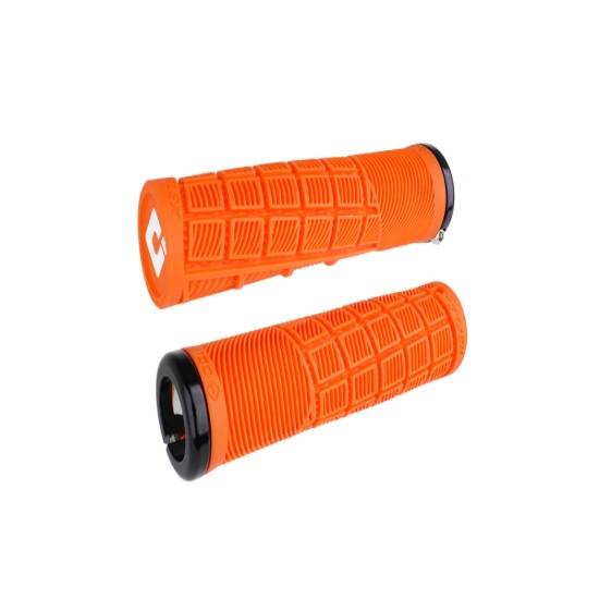 Puños ODI Reflex V2 Lock-On Grip (135mm) Naranja