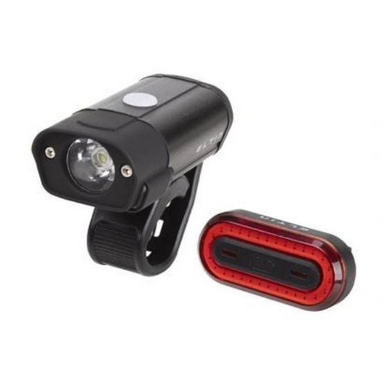 Luz Delantera ELTIN 400 Lumens y Trasera 40 Lumens