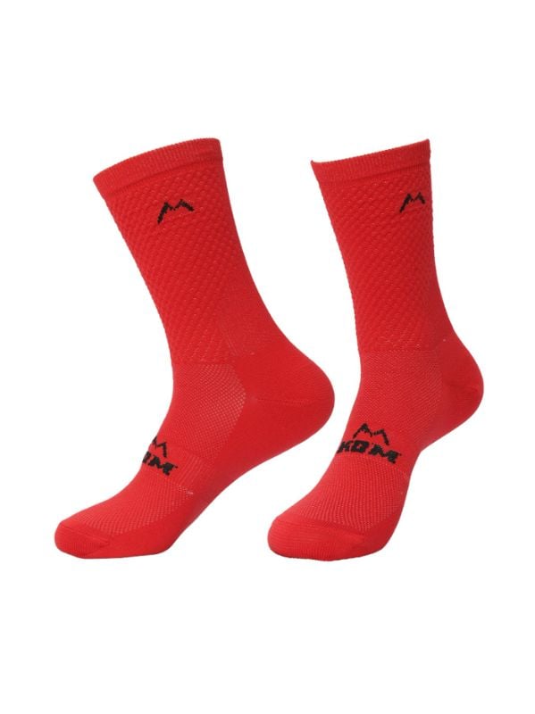 Medias Kom Fantasy Pro Ciclismo Running 14 Rojo