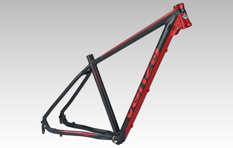 Cuadro 29 Venzo Raptor Aluminio QR Caja Direccion Overside Negro/Rojo