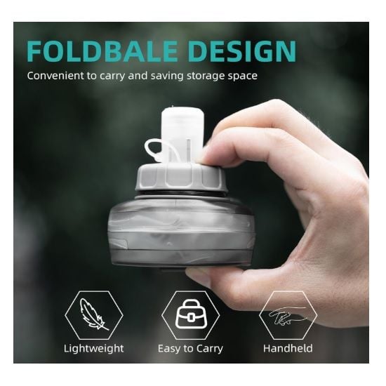 Termo Rockbros M04 Plegable Gris 500ml