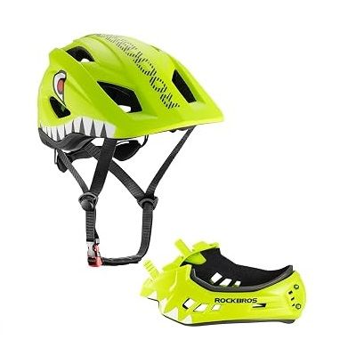 Casco Rockbros Integral de Niño Verde