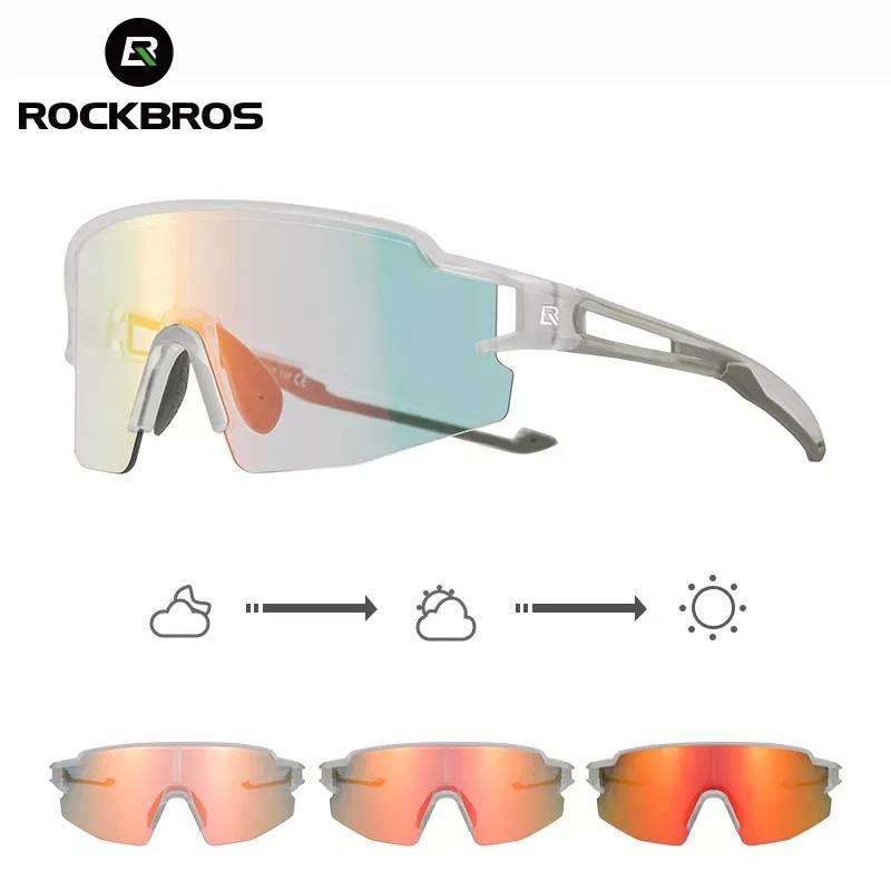 Lentes Rockbros Fotocromatico Blanco