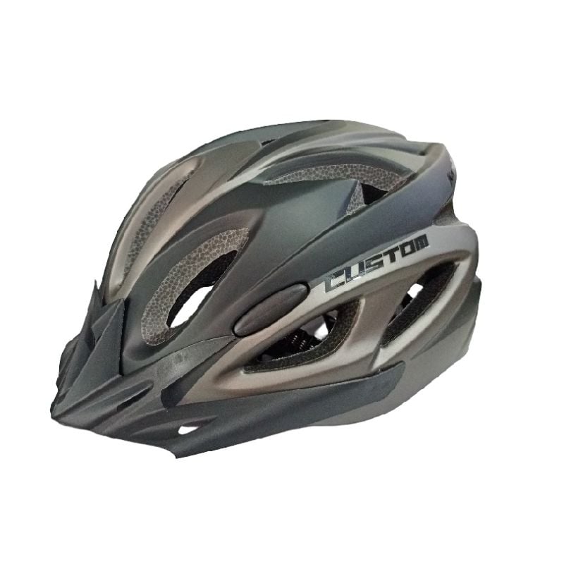 Casco Kamikaze Custom Negro Brillante