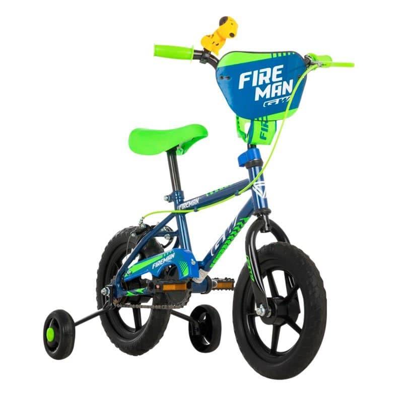 Bicicletas 12 GW Fireman Azul/Verde