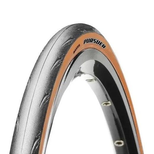 Caucho 700 x 28 Maxxis Pursuer 60 TPI Tanwall Banda Marrón