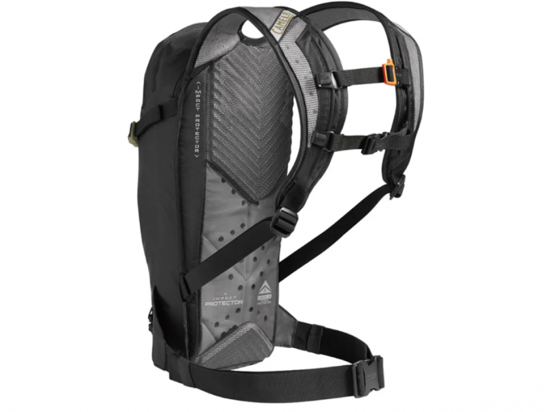 Bolso Hidratador CamelBak Toro Protector 8 Dry 3 Lts Black/Burnt Olive *SIN VEJIGA*