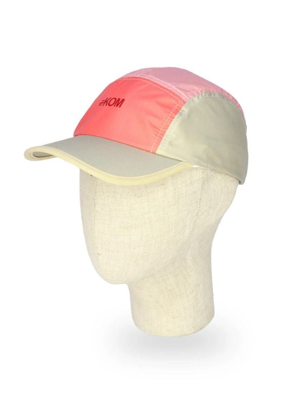 Gorra Kom Rosado Beige