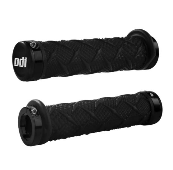 Puños ODI X-Treme Lock-On Grips (130mm) Negro Negro