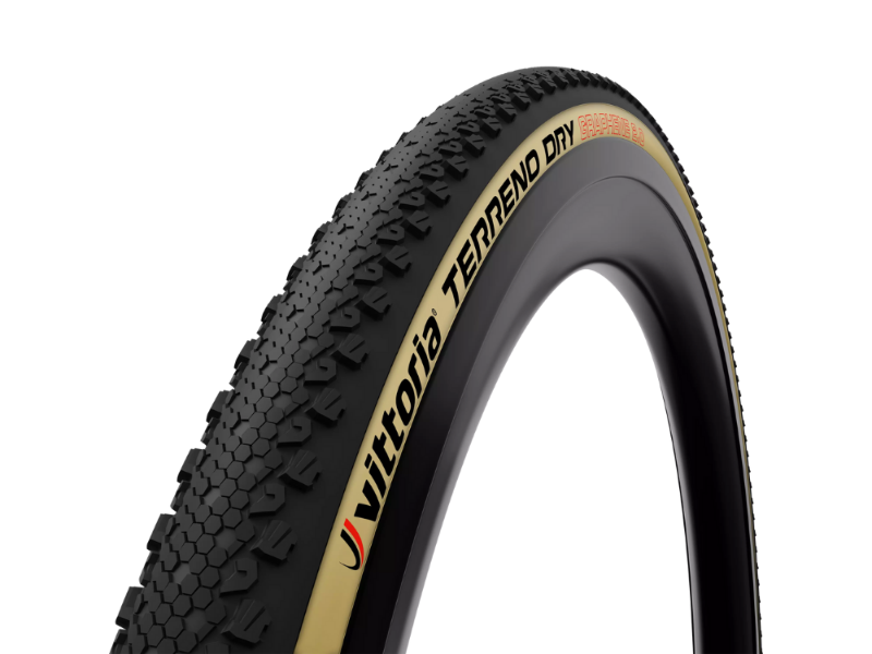 Caucho 700 x 47 Vittoria Terreno Dry Beige Gravel G2.0 TLR