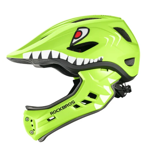 Casco Rockbros Integral de Niño Verde