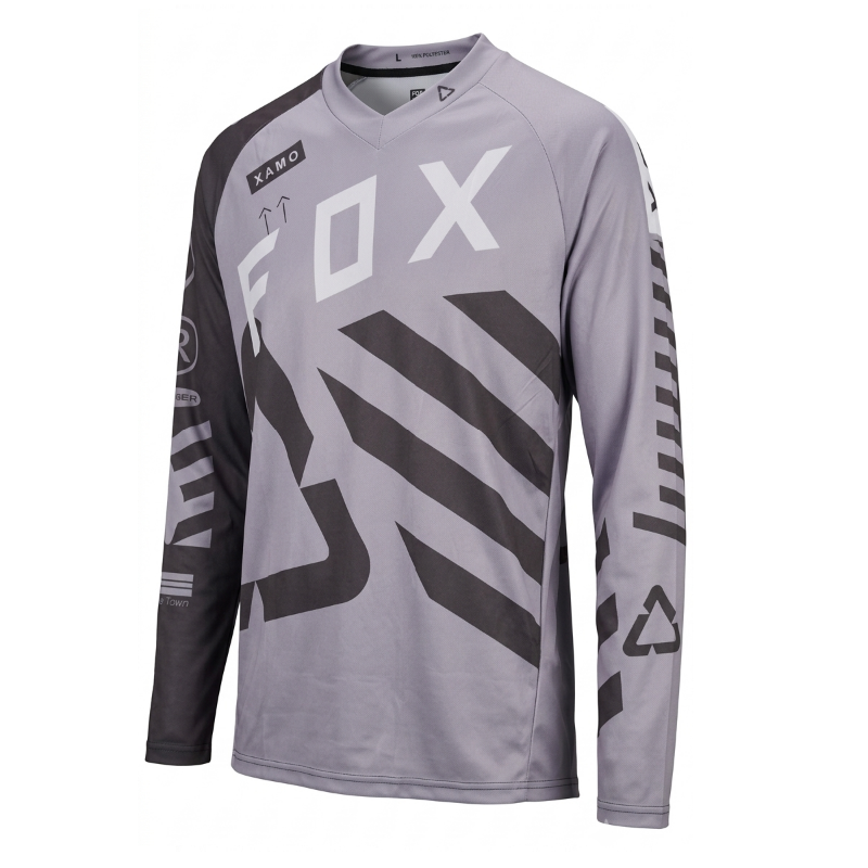 Jersey Fox Gris Claro y Gris Oscuro
