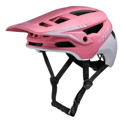 Casco Bat Fox Rosado Blanco