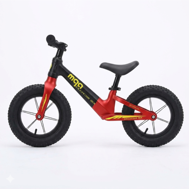 Bicicleta 12 RPM Equilibrio Negro Rojo