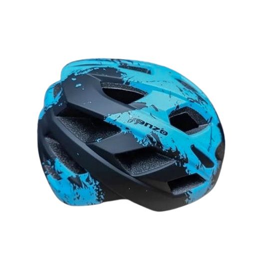 Casco Venzo Negro Azul