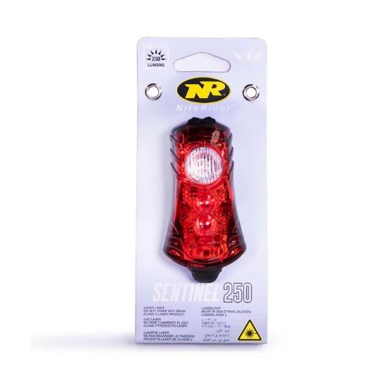 Luz Trasera Nite Rider Sentinel 250 Con Carriles Laser