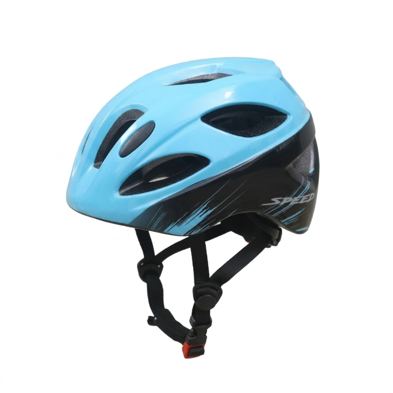 Casco Ontrail Speed Azul Celeste y Negro