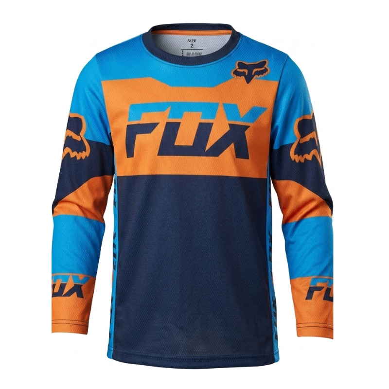 Jersey Fox Bebe Naranja Azul