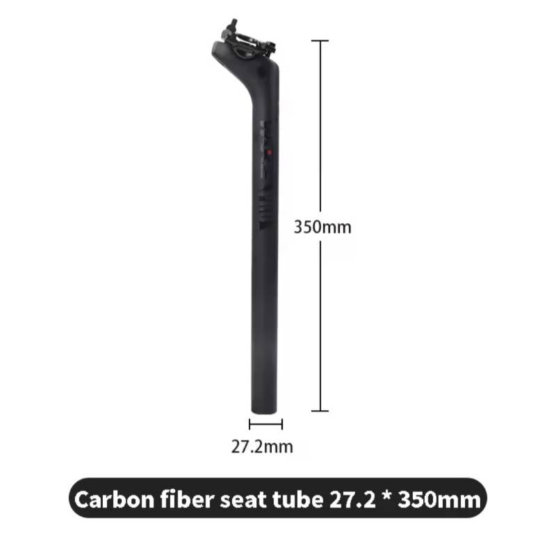 Tija 27.2 x 350mm Wake De Carbono