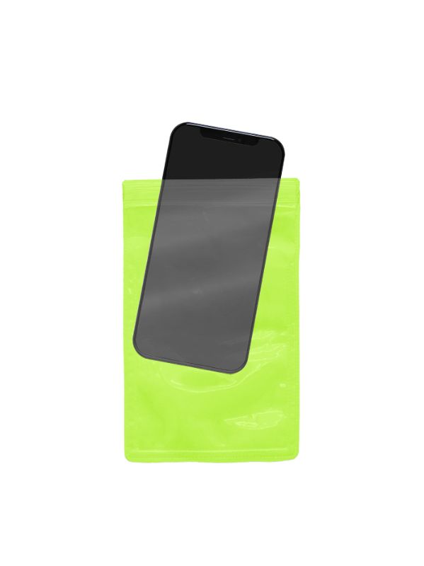 Estuche Impermeable Celular Cierre Ziploc Ciclismo Running Verde