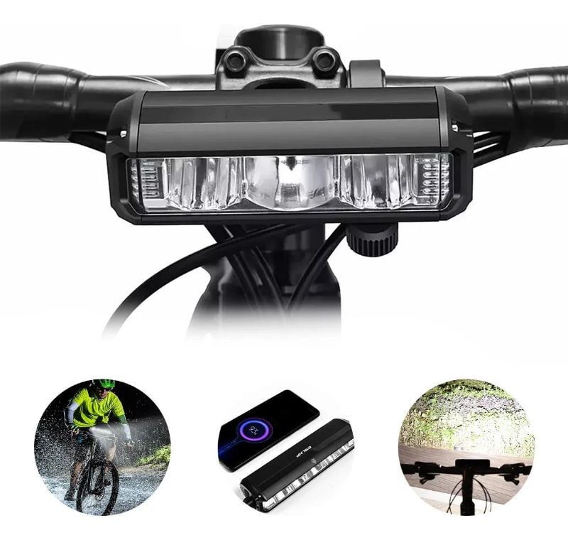 Luz Delantera 2000 Lumens Barra 3 Led