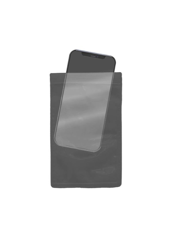 Estuche Impermeable Celular Cierre Ziploc Ciclismo Running Negro