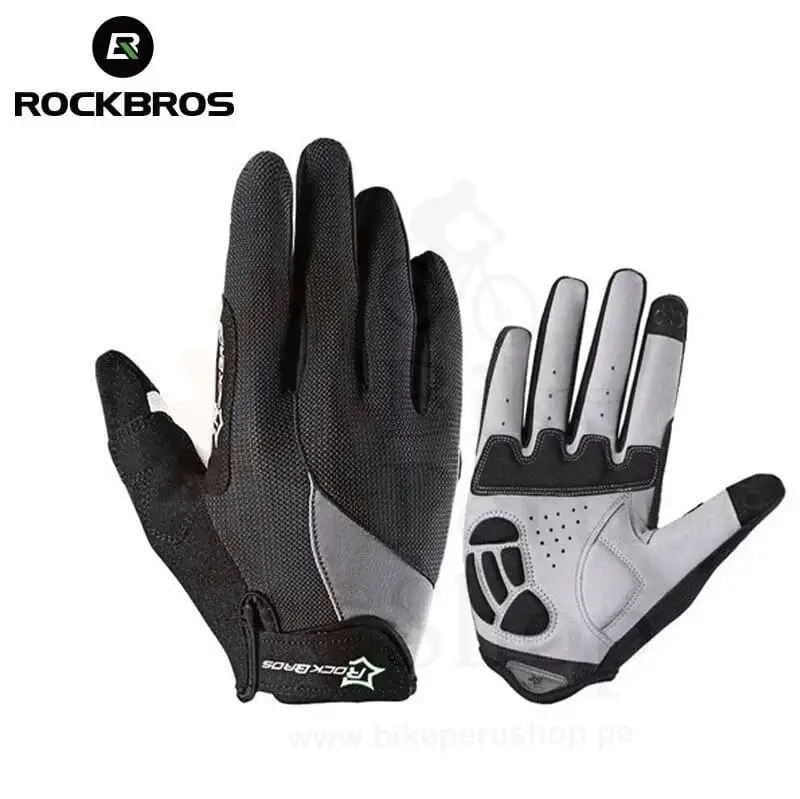 Guante Rockbros Gris Completo