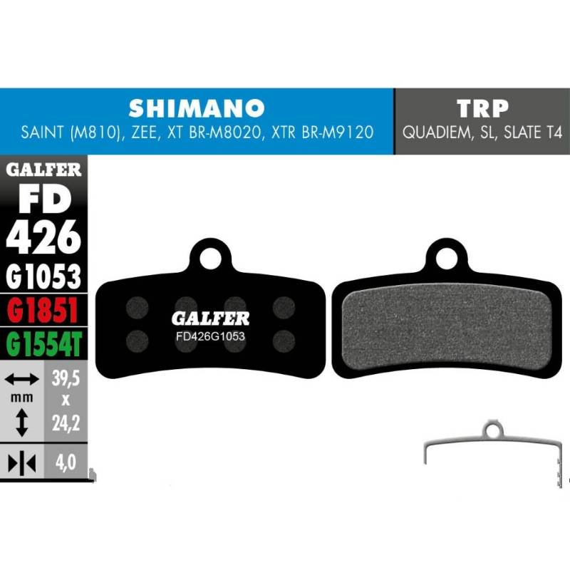 Pastilla Shimano Saint Zee XTR 2019 4P Standard