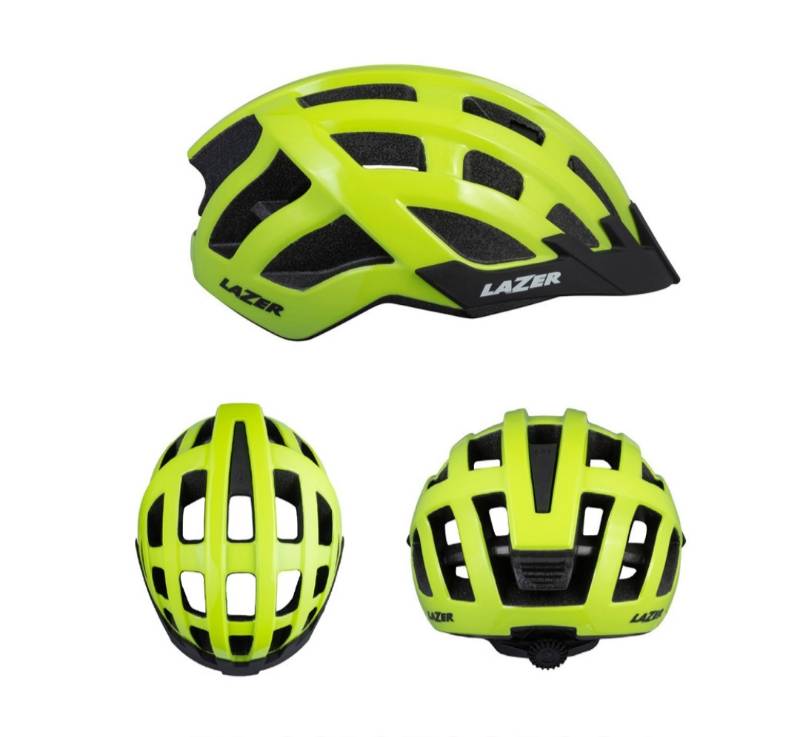 Casco Lazer Compact Amarillo