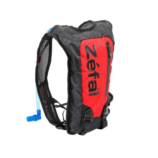 Bolso Hidratador Zefal Z Hydro Race 1.5 lts Negro/Rojo